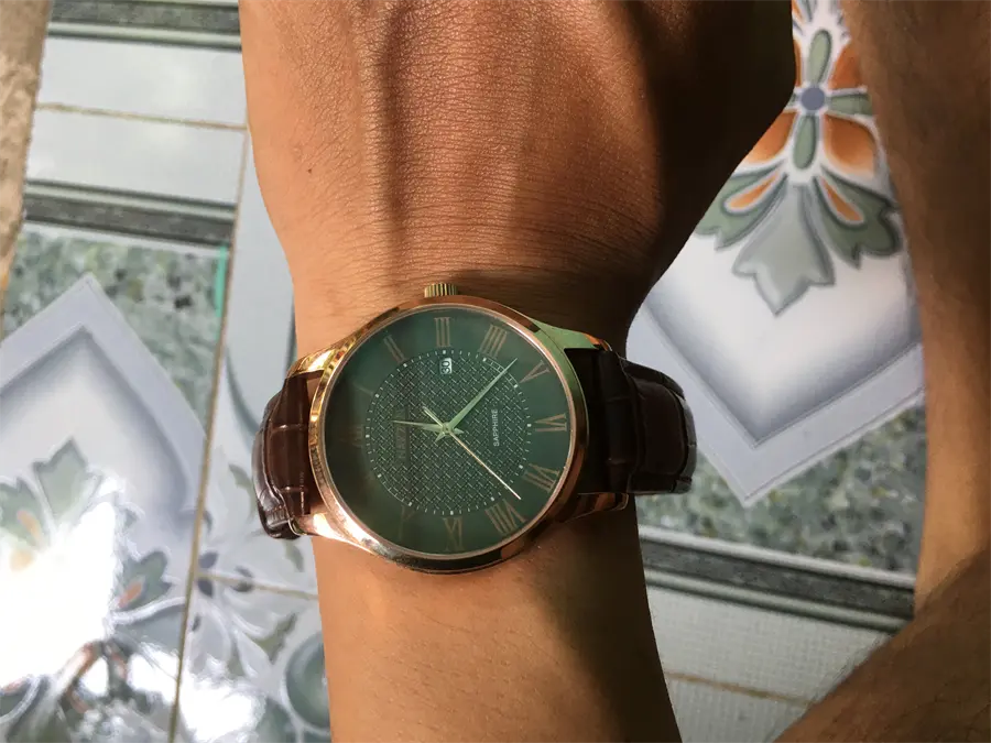 Khách hàng review Đồng hồ NAKZEN 40 mm Nam SL4043GREBN-6N0 1