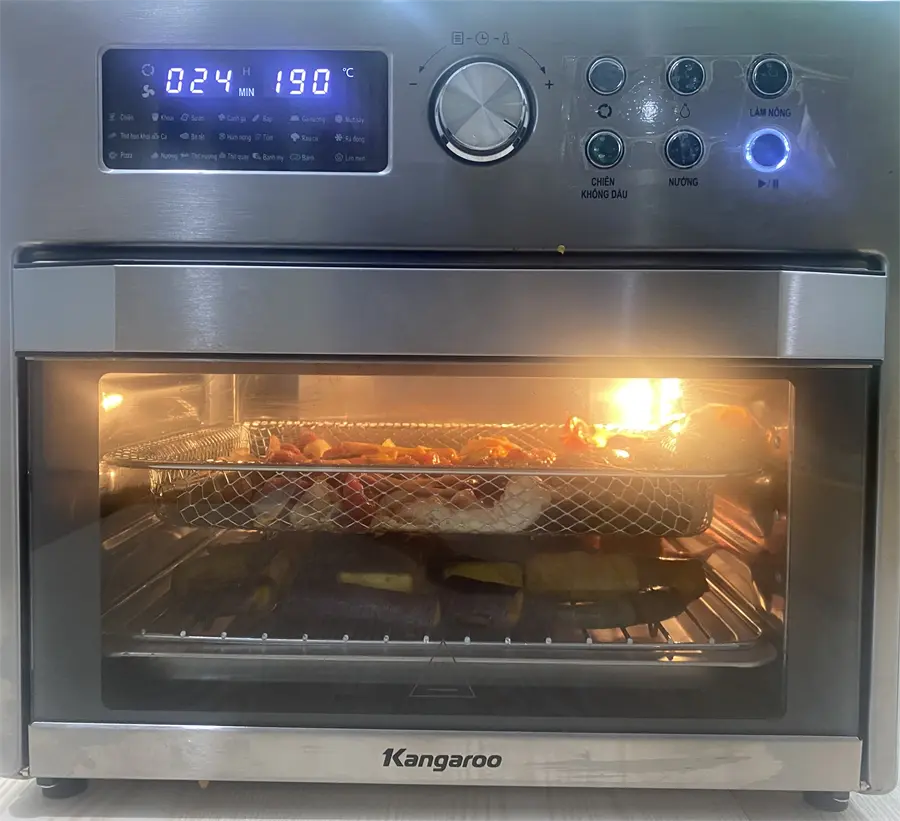 Khách hàng review Lò chiên không dầu Kangaroo KG25AF1A 25 lít 1
