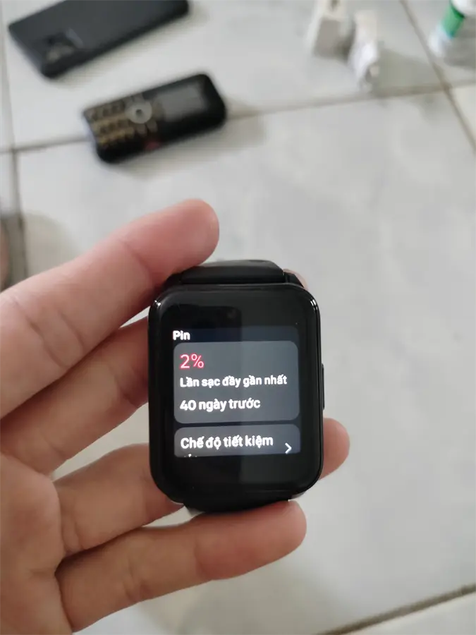Khách hàng review Đồng hồ thông minh Realme Watch 2 40mm Đen 1