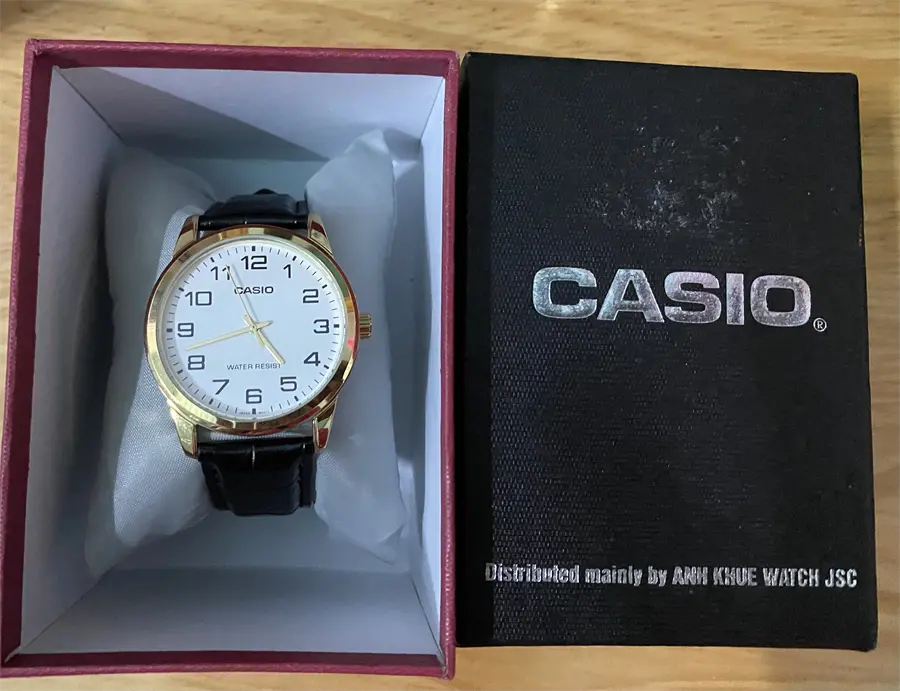 Khách hàng review Đồng hồ CASIO 38 mm Nam MTP-V001GL-7BUDF 4