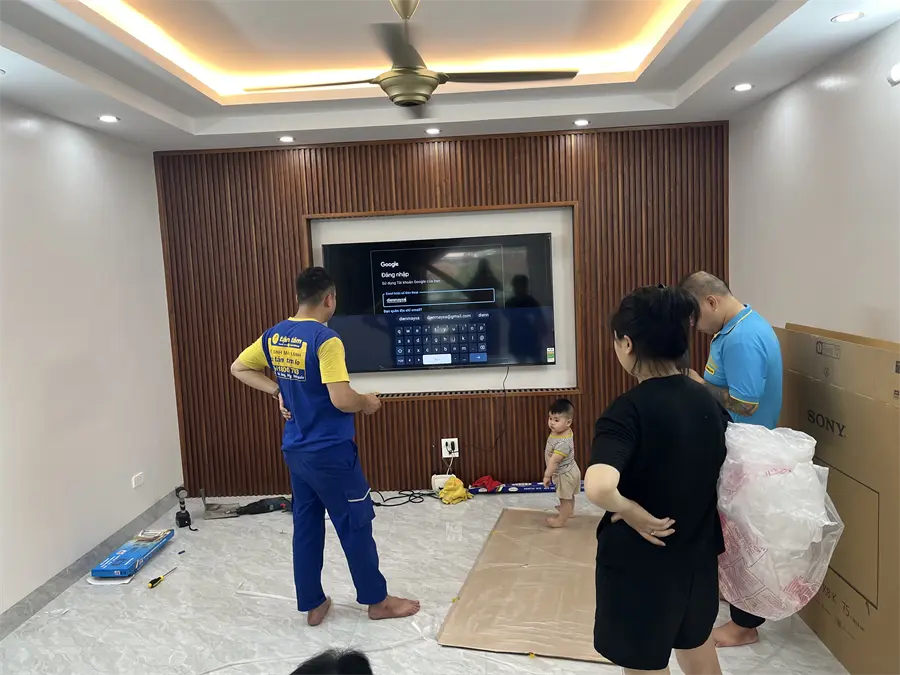 Khách hàng review Google Tivi Sony 4K 75 inch KD-75X80K 1