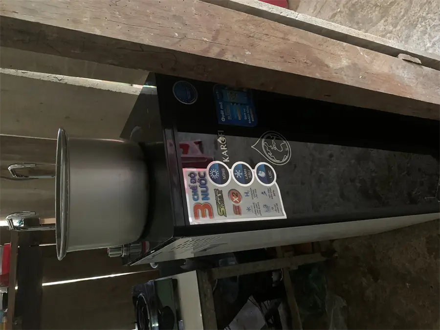 Khách hàng review Máy lọc nước RO nóng nguội lạnh Hydrogen Karofi KAD-D66 11 lõi 24