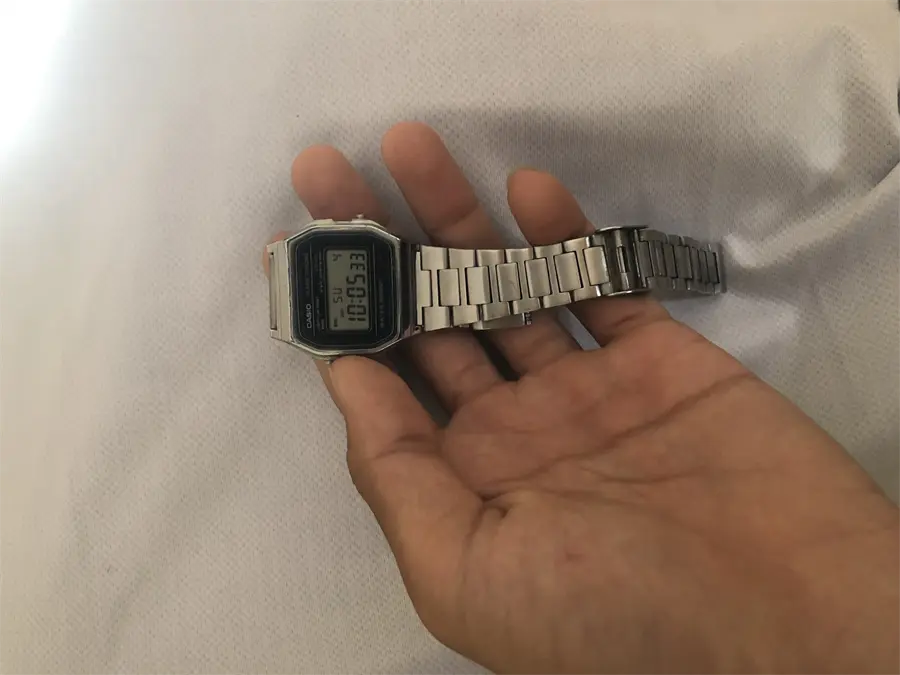 Khách hàng review Đồng hồ CASIO Vintage 30.2 mm Unisex A158WA-1DF 3