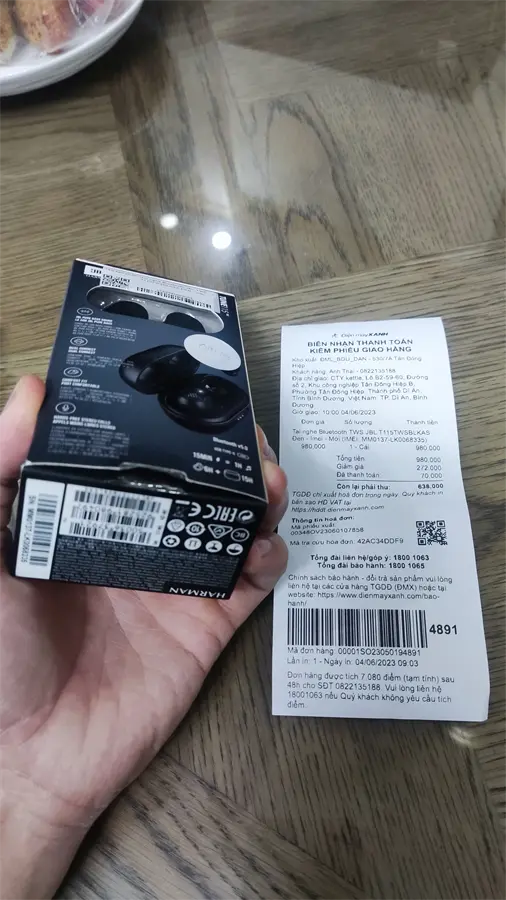 Khách hàng review Tai nghe Bluetooth True Wireless JBL T115TWS 4