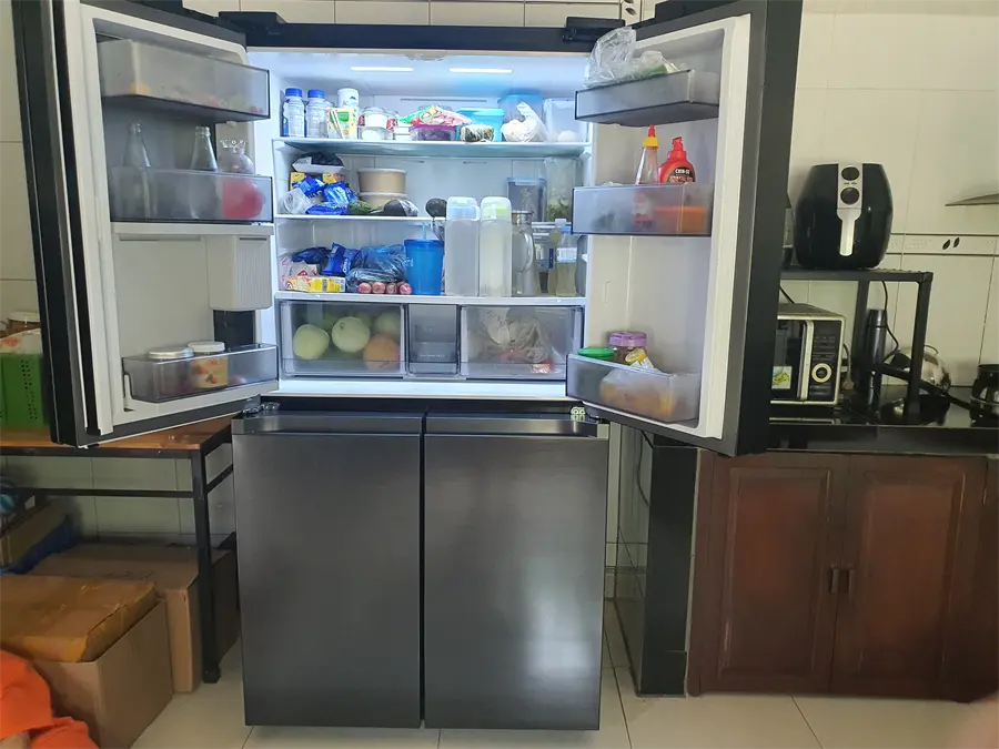 Khách hàng review Tủ lạnh Samsung Inverter 648 lít Multi Door RF59C766FB1/SV 8