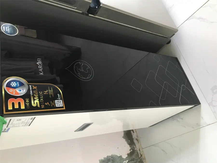 Khách hàng review Máy lọc nước RO nóng nguội lạnh Hydrogen Karofi KAD-X39 10 lõi 54