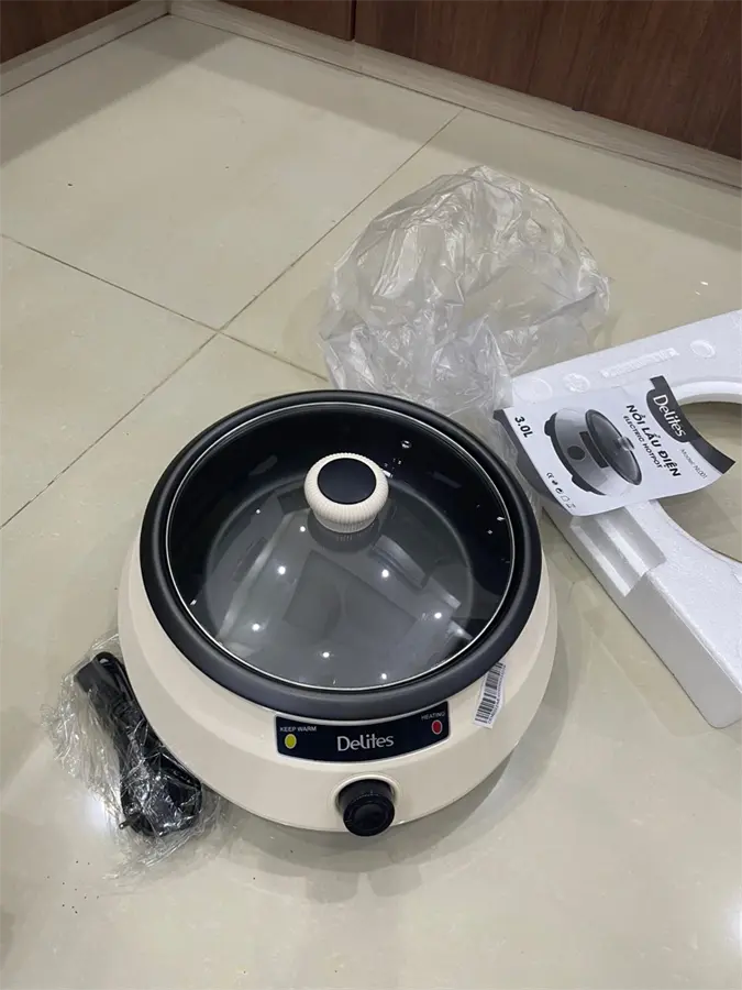 Khách hàng review Nồi lẩu điện Delites NL001 3 lít 4