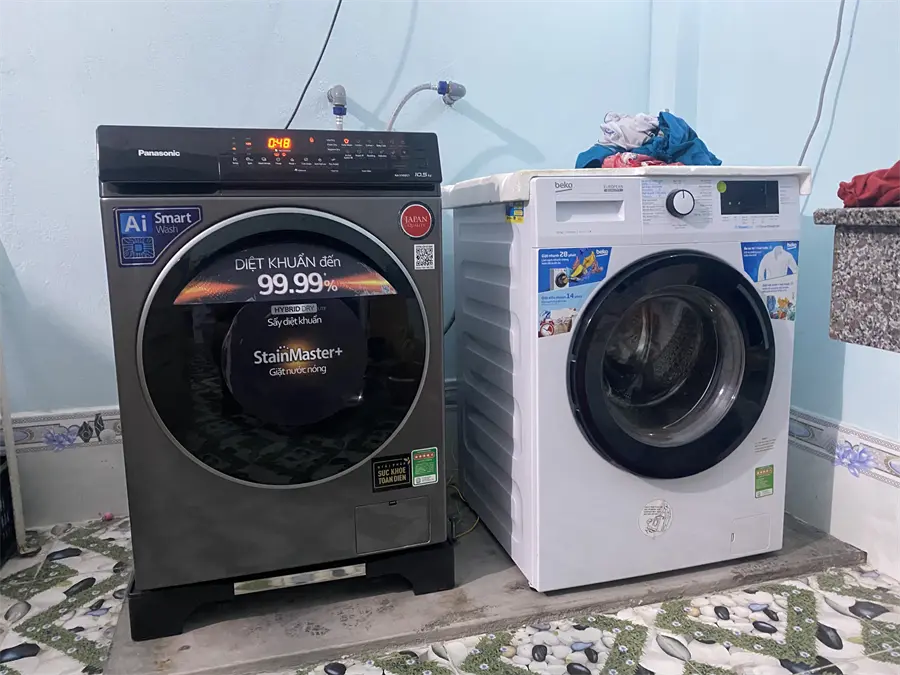 Khách hàng review Máy giặt Panasonic Inverter giặt 10.5 kg - sấy tiện ích 2 kg NA-V105FC1LV 34