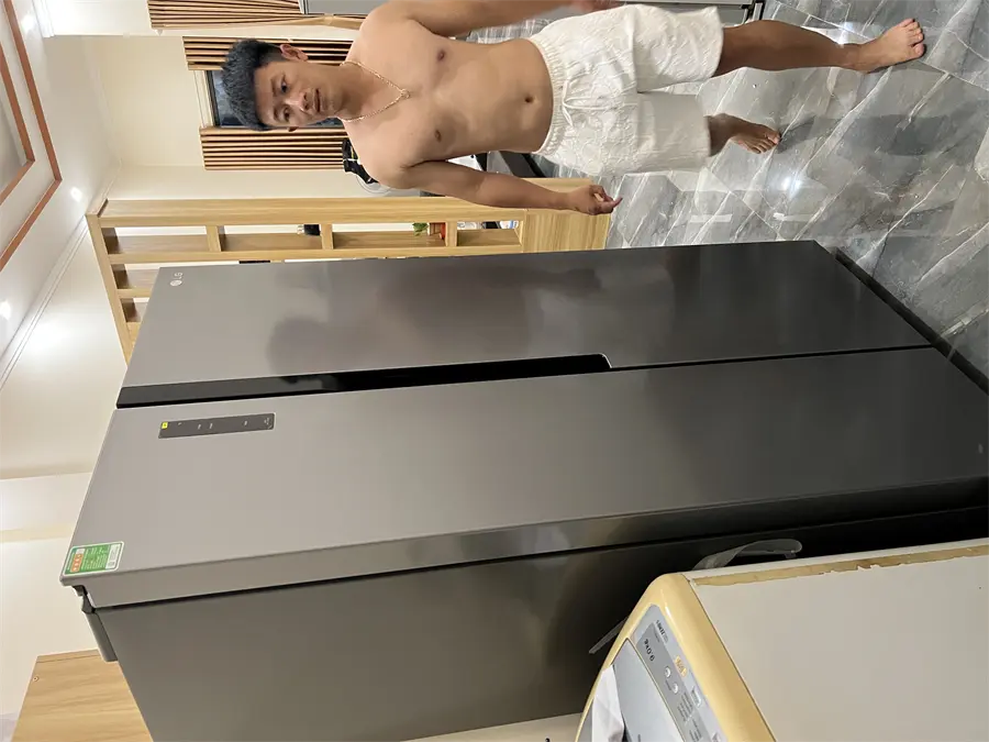 Khách hàng review Tủ lạnh LG Inverter 519 lít Side By Side GR-B256JDS 23