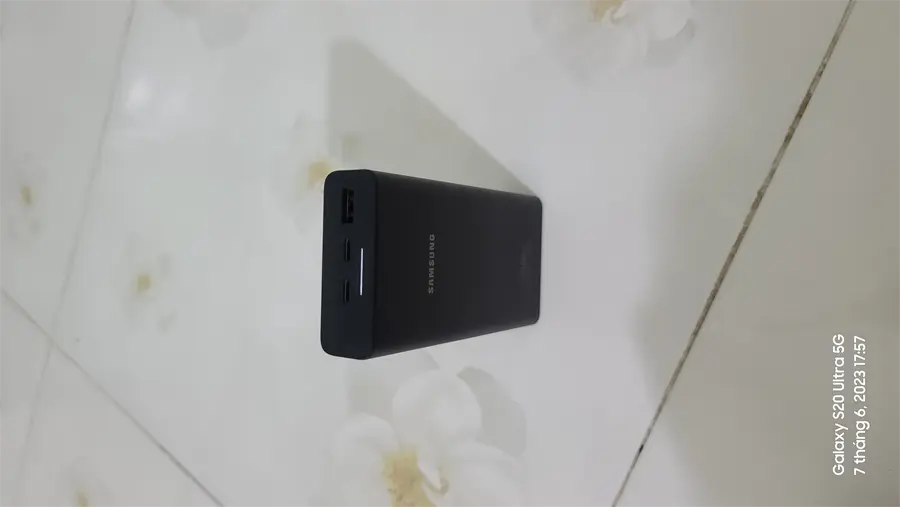 Khách hàng review Pin sạc dự phòng 20.000 mAh Type C PD 25W Samsung EB-P5300 5