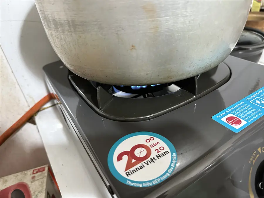 Khách hàng review Bếp ga đơn Rinnai RV-MC15G 9
