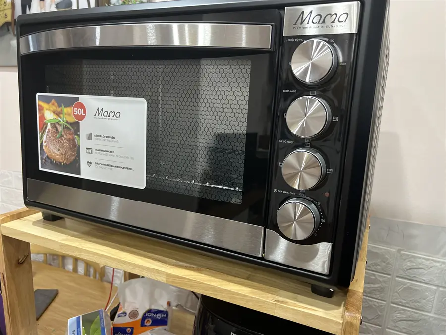 Khách hàng review Lò nướng Sunhouse Mama SHD4250S 50 lít 4