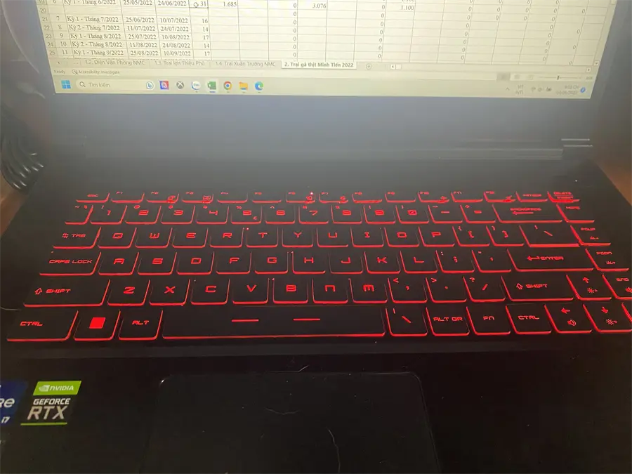 hách hàng review Laptop MSI Gaming GF63 Thin 11UC i7 11800H/8GB/512GB/4GB RTX3050/144Hz/Win11 (1228VN) 6
