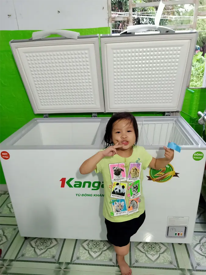Khách hàng review Tủ đông Kangaroo 327 lít KG498KX2 11