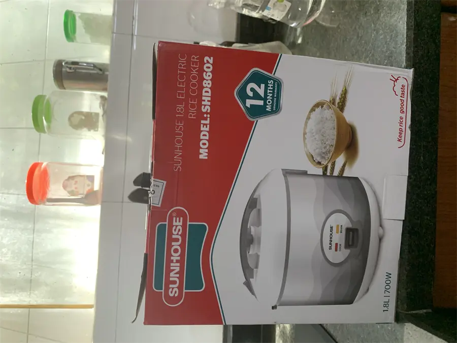 Khách hàng review Nồi cơm nắp gài Sunhouse 1.8 lít SHD8602 9