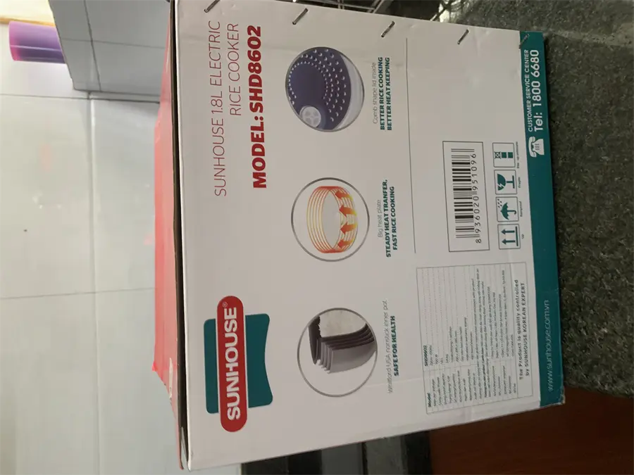 Khách hàng review Nồi cơm nắp gài Sunhouse 1.8 lít SHD8602 10
