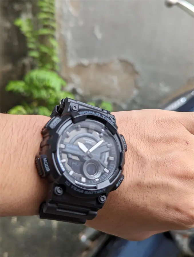 Khách hàng review Đồng hồ CASIO Timeless 45.5 mm Nam AEQ-110W-1BVDF 6