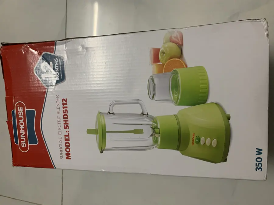Khách hàng review Máy xay sinh tố đa năng Sunhouse SHD 5112 Xanh 12