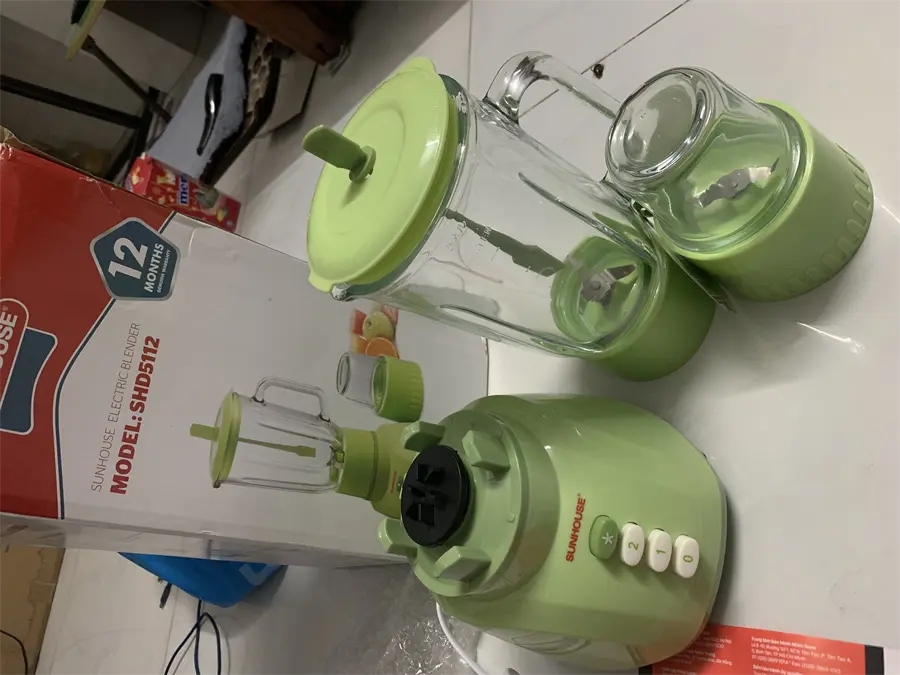 Khách hàng review Máy xay sinh tố đa năng Sunhouse SHD 5112 Xanh 13
