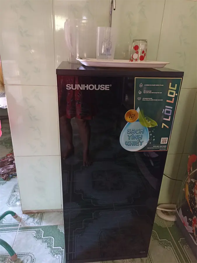 Khách hàng review Máy lọc nước RO Sunhouse SHA8866K 7 lõi 1