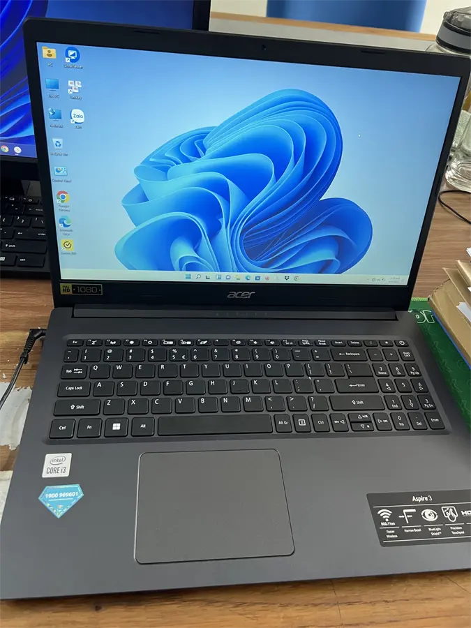 Khách hàng review Laptop Acer Aspire 3 A315 57 379K i3 1005G1/4GB/256GB/Win11 (NX.KAGSV.001) 3
