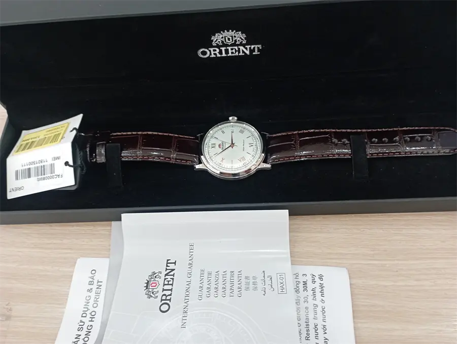 Khách hàng review Đồng hồ ORIENT Bambino 40 mm Nam FAC00008W0 1