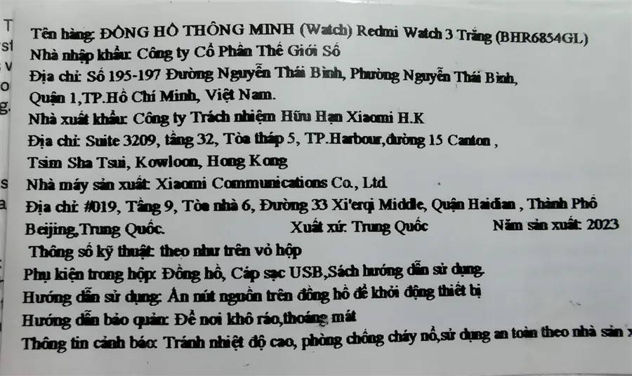 Khách hàng review Đồng hồ thông minh Xiaomi Redmi Watch 3 42.6mm 22