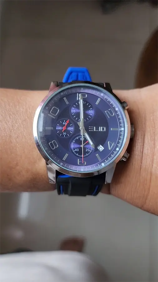 Khách hàng review Đồng hồ ELIO 42.5 mm Nam EP002-01 2