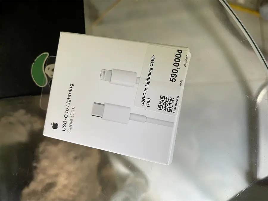 Khách hàng review Cáp sạc nhanh và truyền dữ liệu Type-C - Lightning 87W 1m Apple 7