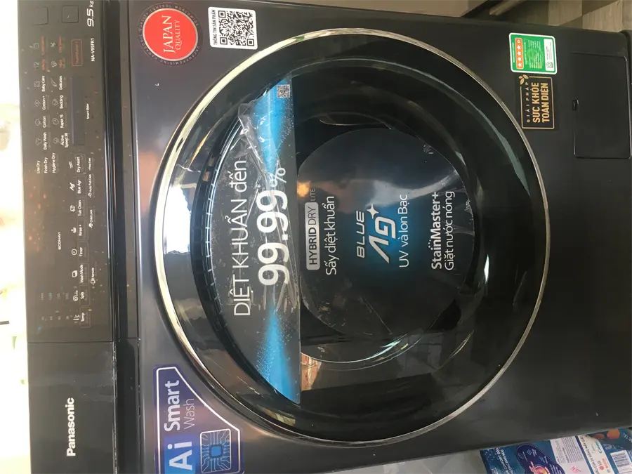 Khách hàng review Máy giặt Panasonic Inverter giặt 9.5 kg - sấy tiện ích 2 kg NA-V95FR1BVT 6