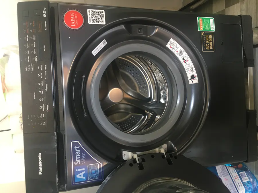Khách hàng review Máy giặt Panasonic Inverter giặt 9.5 kg - sấy tiện ích 2 kg NA-V95FR1BVT 7