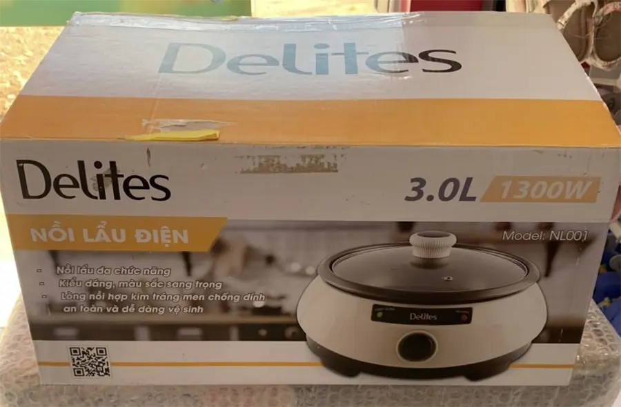 Khách hàng review Nồi lẩu điện Delites NL001 3 lít 3