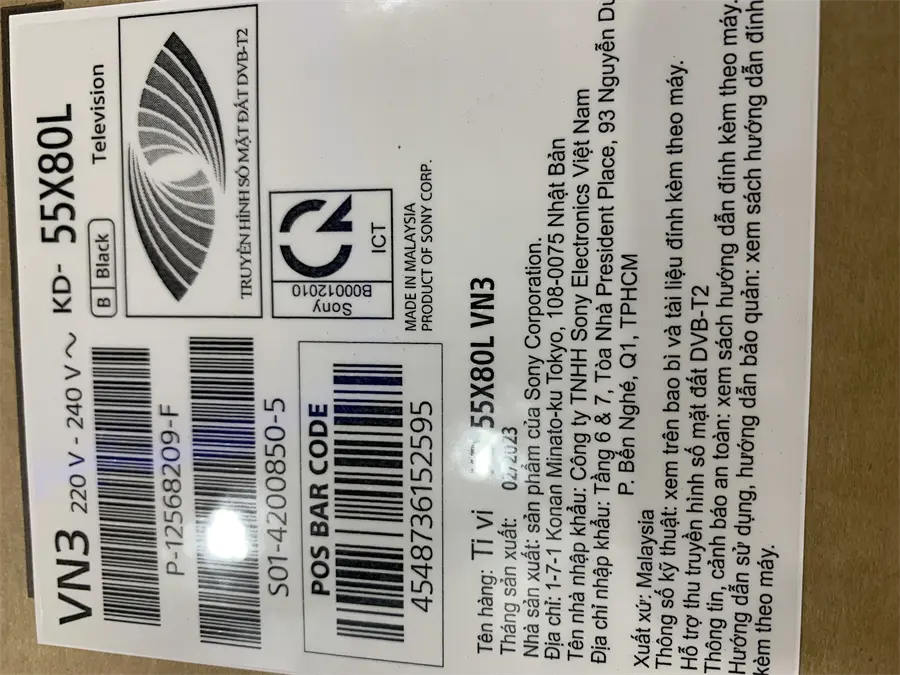 Khách hàng review Google Tivi Sony 4K 55 inch KD-55X80L 3