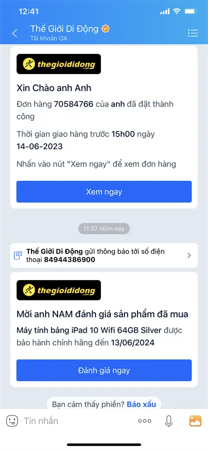 Khách hàng review Máy tính bảng iPad 10 WiFi 64GB 11