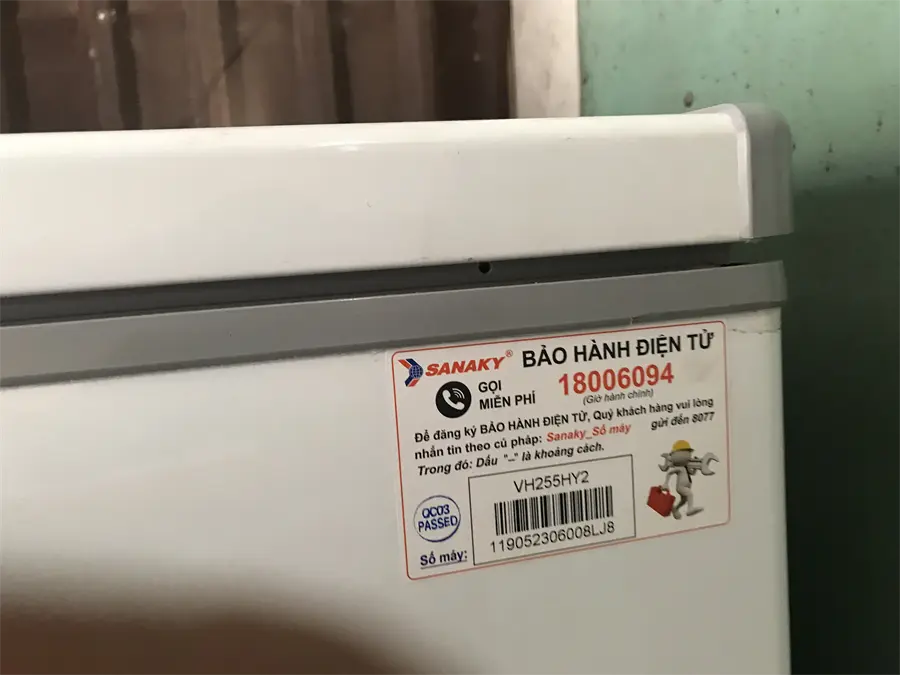 Khách hàng review Tủ đông SANAKY 208 Lít TD.VH255HY2 11