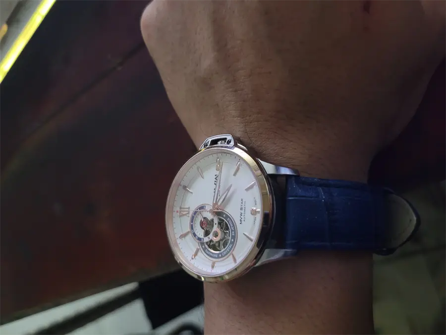 Khách hàng review Đồng hồ NAKZEN 40 mm Nam SL4043GREBN-7N0 5