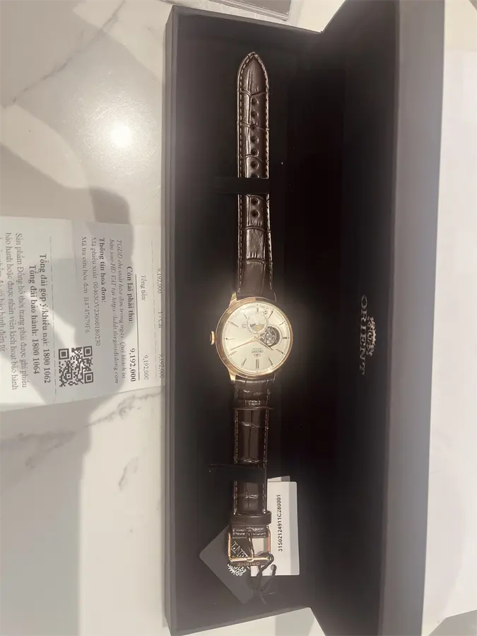 Khách hàng review Đồng hồ ORIENT Sun  4