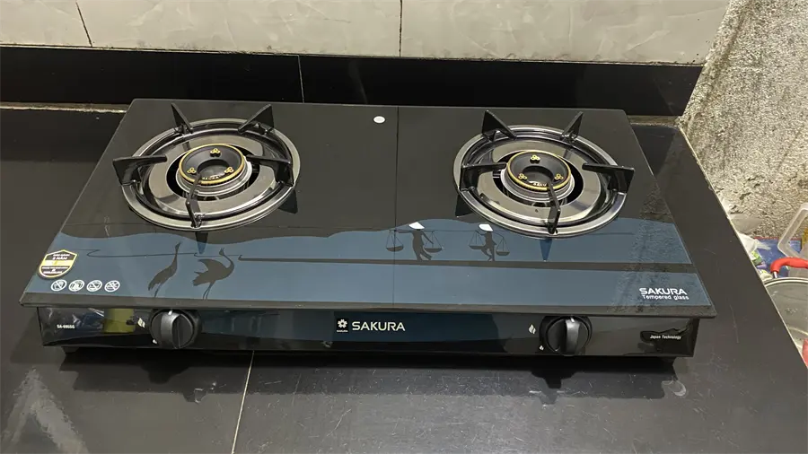 Khách hàng review Bếp ga đôi Sakura SA-695SG 7