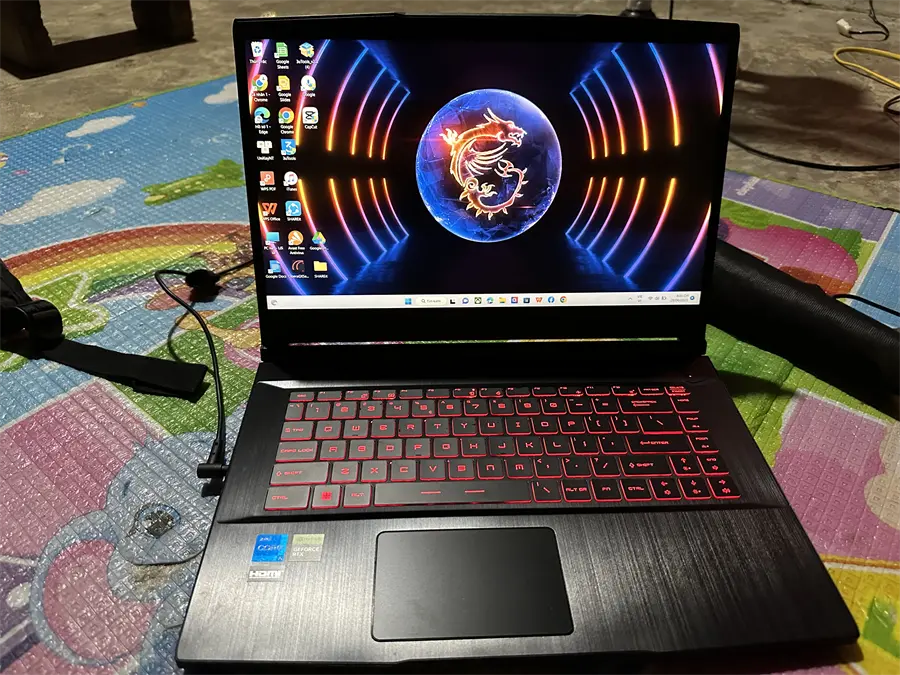 Khách hàng review Laptop MSI Gaming GF63 Thin 12VE - 460VN (i5 12450H, 8GB, 512GB, RTX 4050 6GB, Full HD 144Hz, Win11) 2