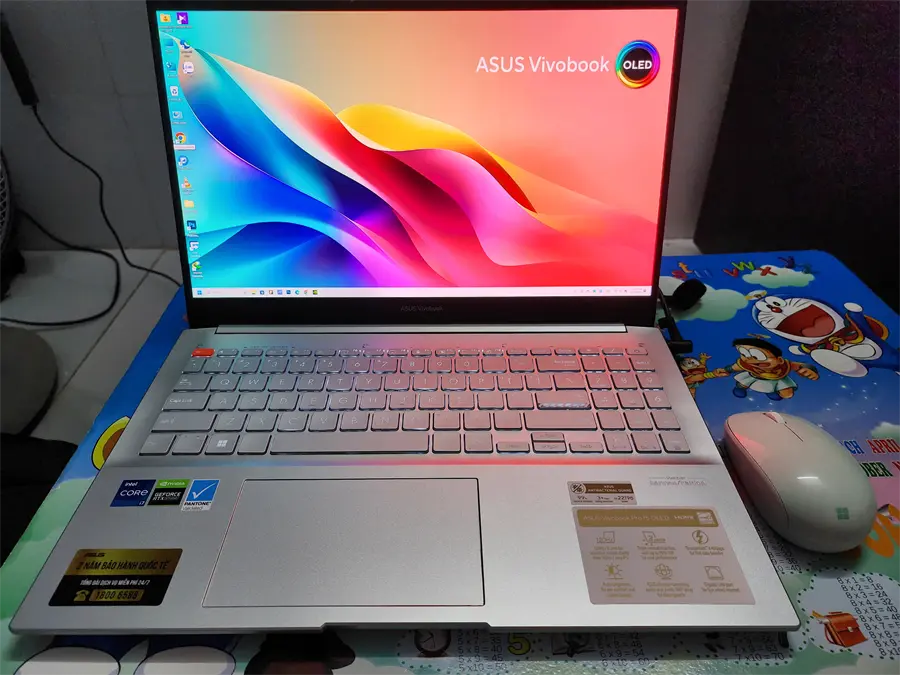 Khách hàng review Laptop Asus Vivobook Pro 15 OLED K6502Z i7 12650H/16GB/512GB/4GB RTX3050/Win11 (MA036W) 1