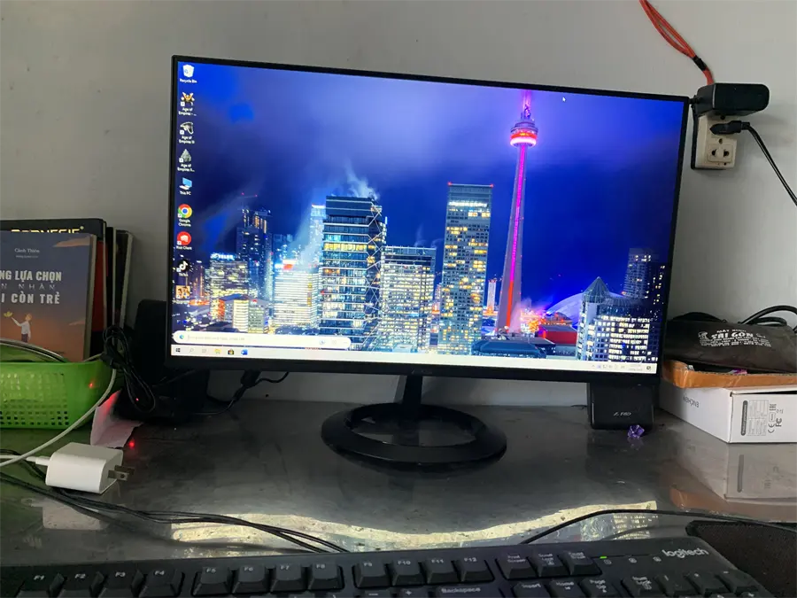 Khách hàng review Màn hình Asus VZ24EHE-R 23.8 inch FHD/IPS/75Hz/1ms/FreeSync/HDMI 4