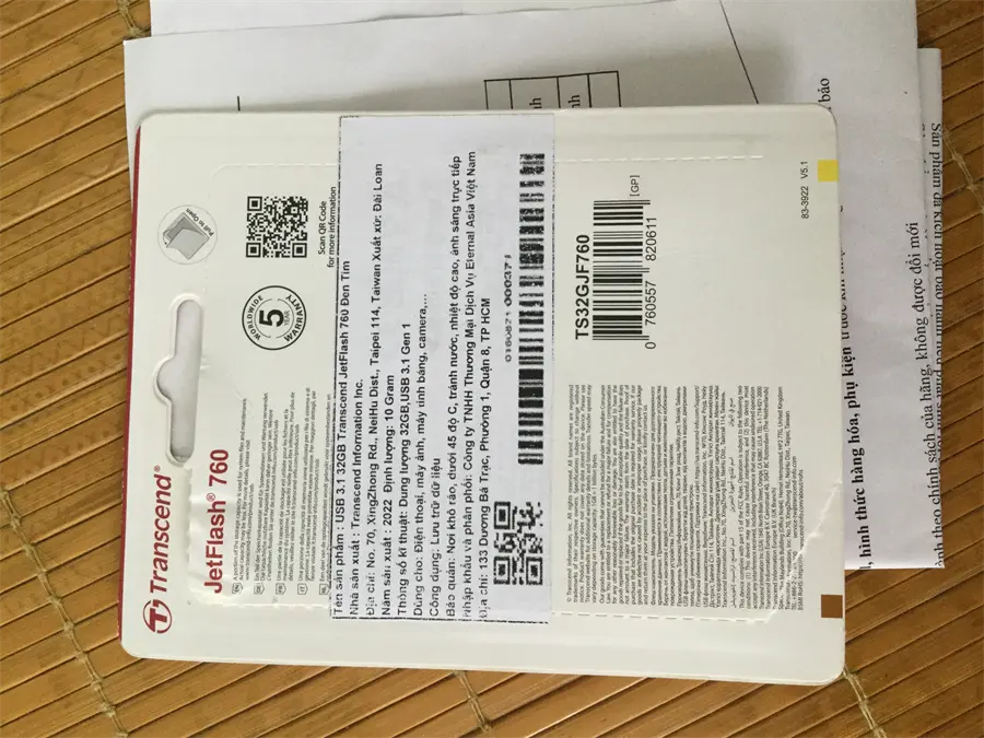 Khách hàng review USB 3.1 32GB Transcend JetFlash 760 1