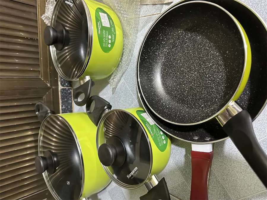 Khách hàng review Chảo nhôm chống dính vân đá đáy từ 20 cm Sunhouse SH1120MG 10