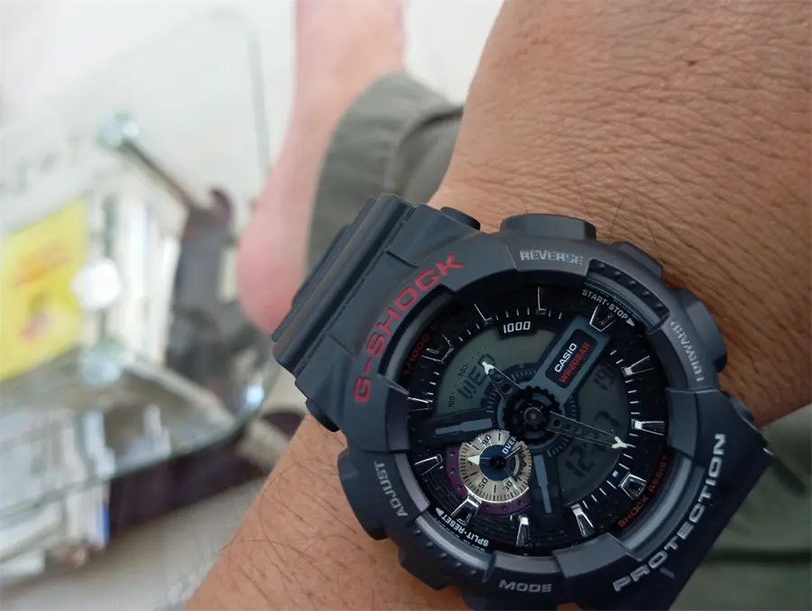 Khách hàng review Đồng hồ G-SHOCK 50.6 mm Nam GA-110-1ADR 3