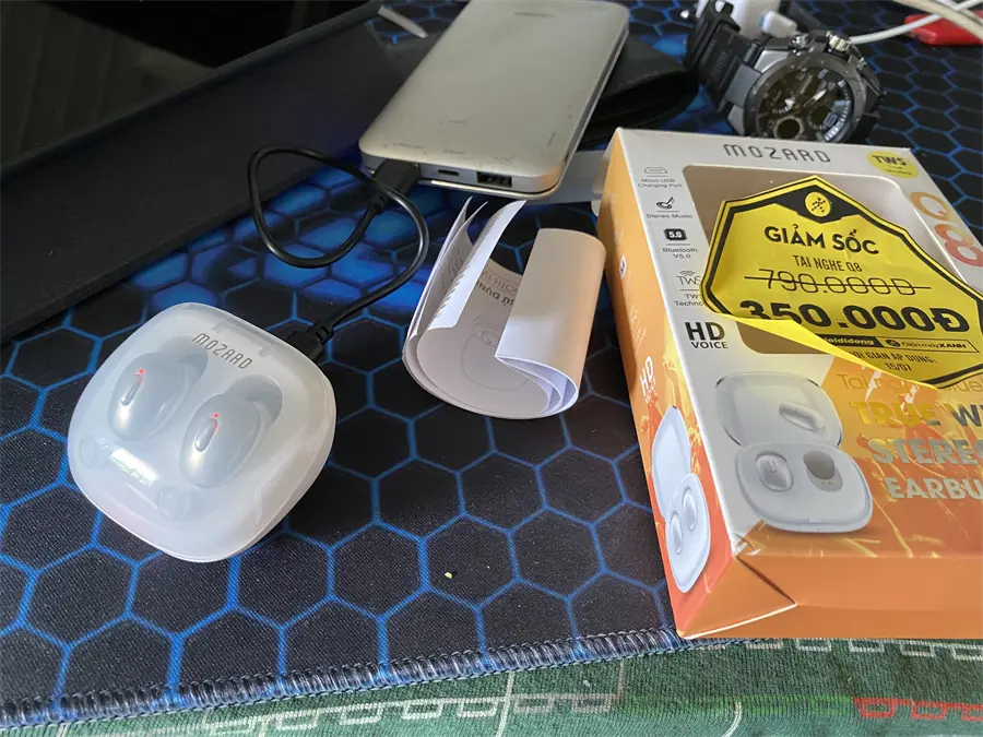 Khách hàng review Tai nghe Bluetooth True Wireless Mozard Q8 8