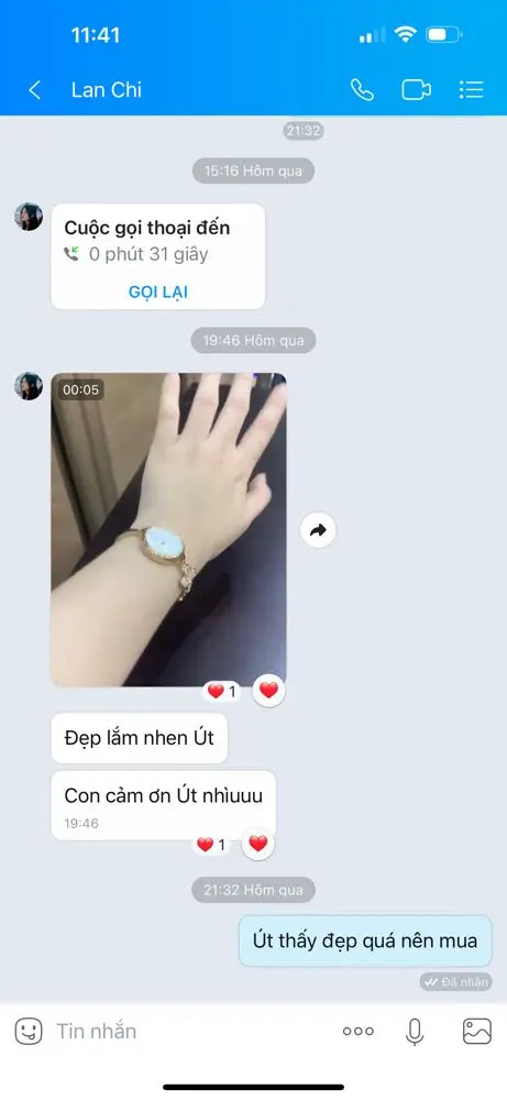 Khách hàng review Đồng hồ ELIO Nàng Thơ 26 mm Nữ ES104-03 1