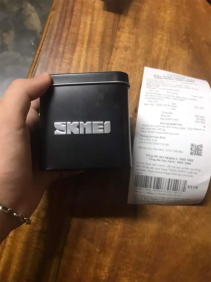 Khách hàng review Đồng hồ SKMEI 45 mm Trẻ em SK100-01 4