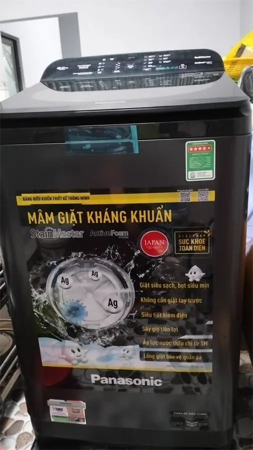 Khách hàng review Máy giặt Panasonic 9 kg NA-F90A9BRV 3