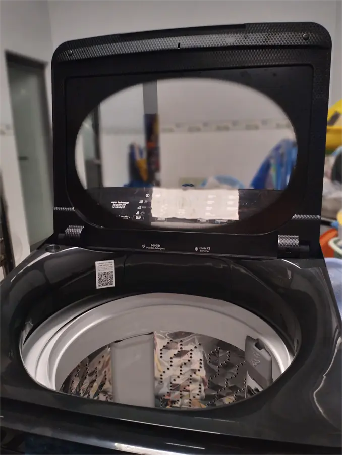 Khách hàng review Máy giặt Panasonic 9 kg NA-F90A9BRV 4