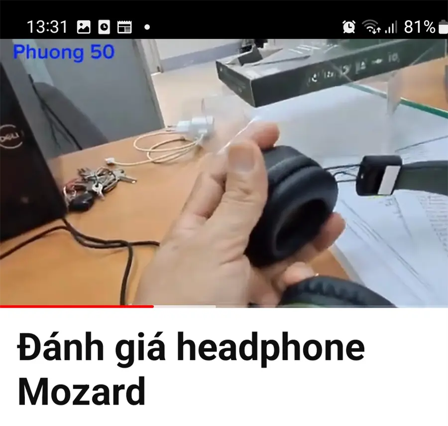 Khách hàng review Tai nghe Chụp Tai Mozard IP-878 8